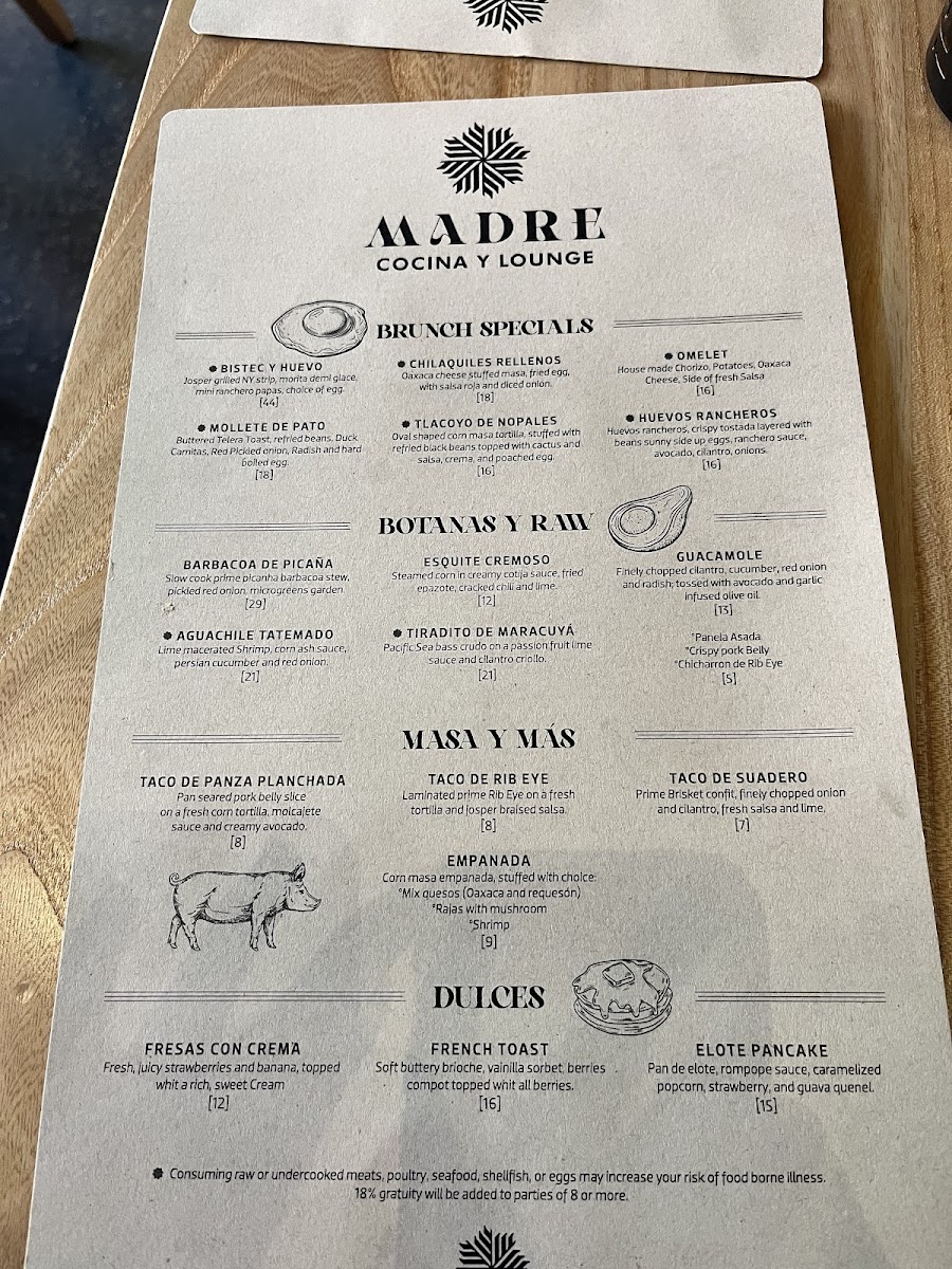 Madre Cocina Y Lounge Menu-2